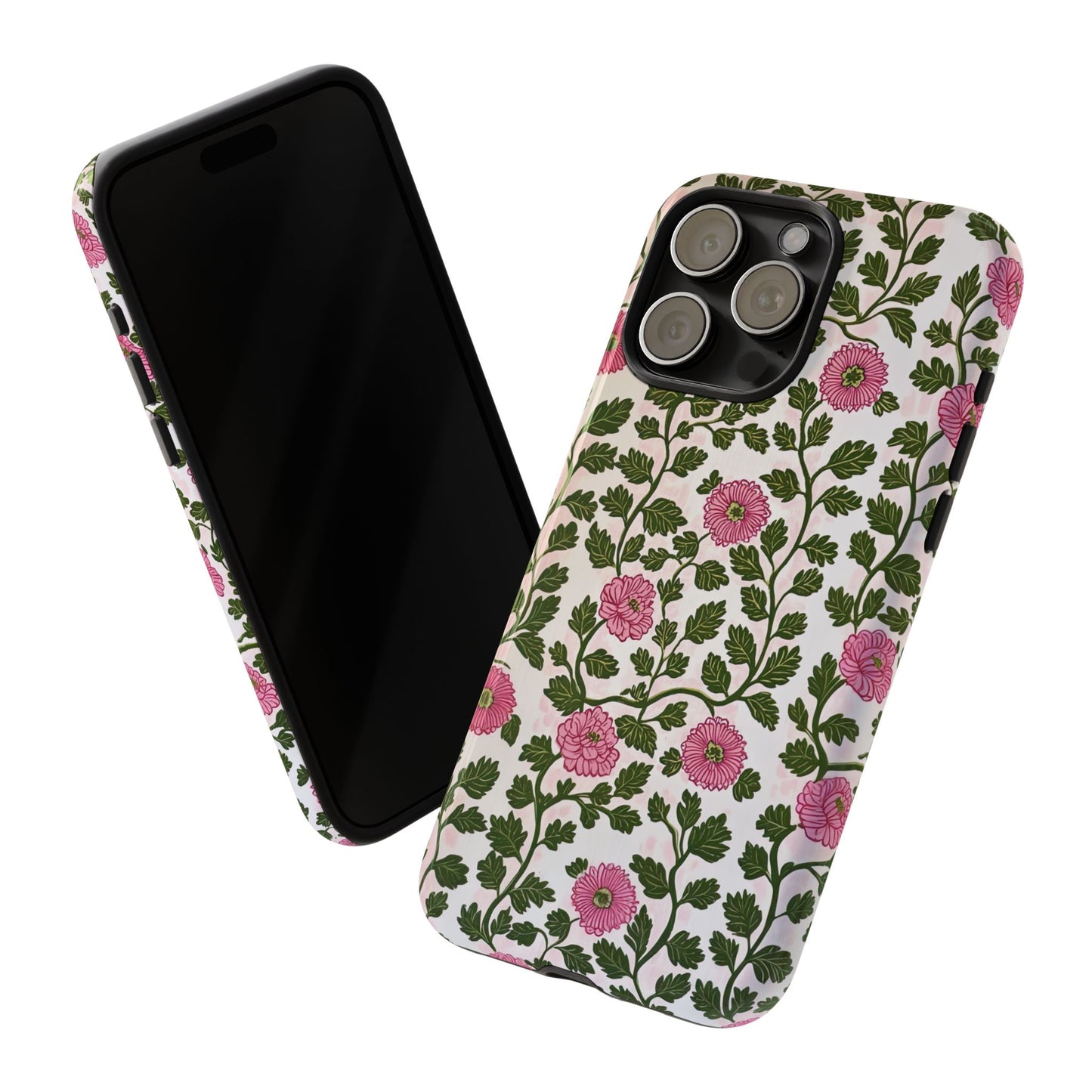Floral Block Print Phone Case