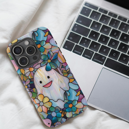 Ghostly Faux Glass Phone Case