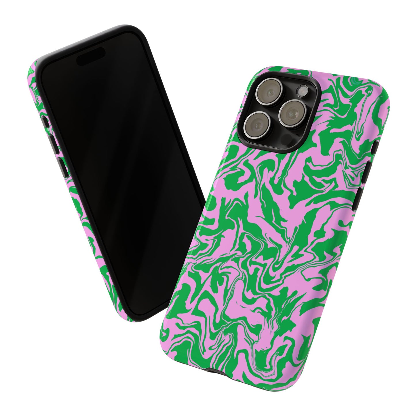 Dream Current | Pink and Green Swirl Phone Case