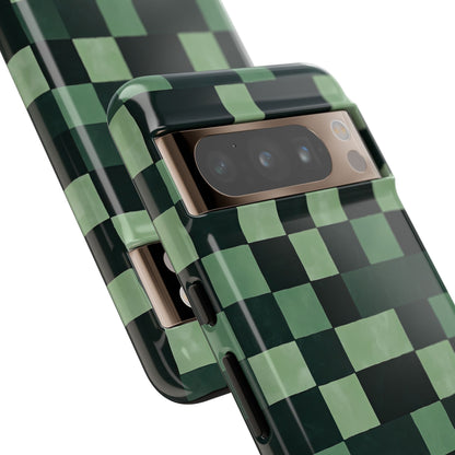 Emerald Grid Phone Case