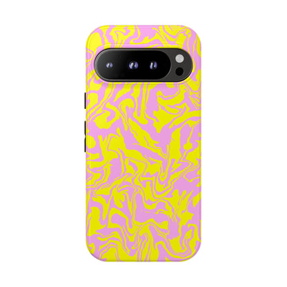 Dream Current | Pink and Yellow Swirl Phone Case