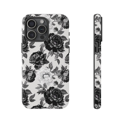 Grey Blossoms Phone Case