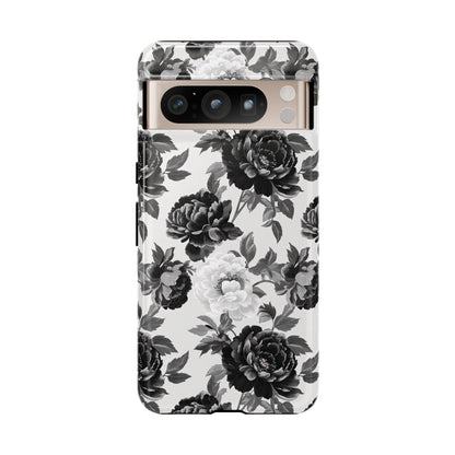 Grey Blossoms Phone Case