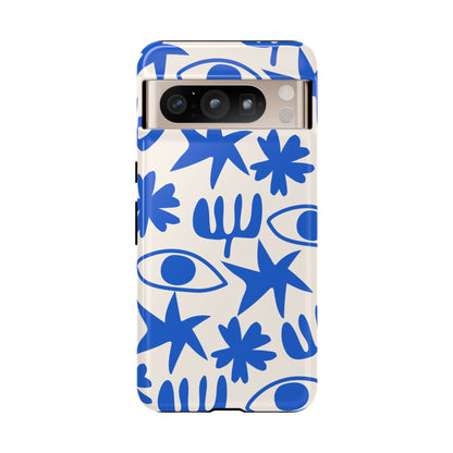 Eye Catcher Blue Phone Case
