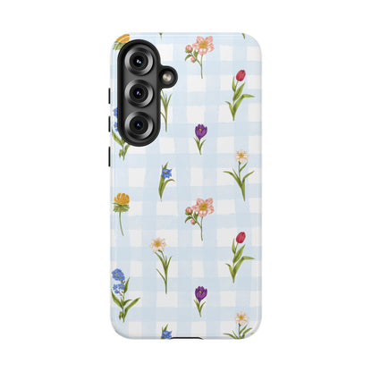 Flower Season | Gingham Floral Phone Case
