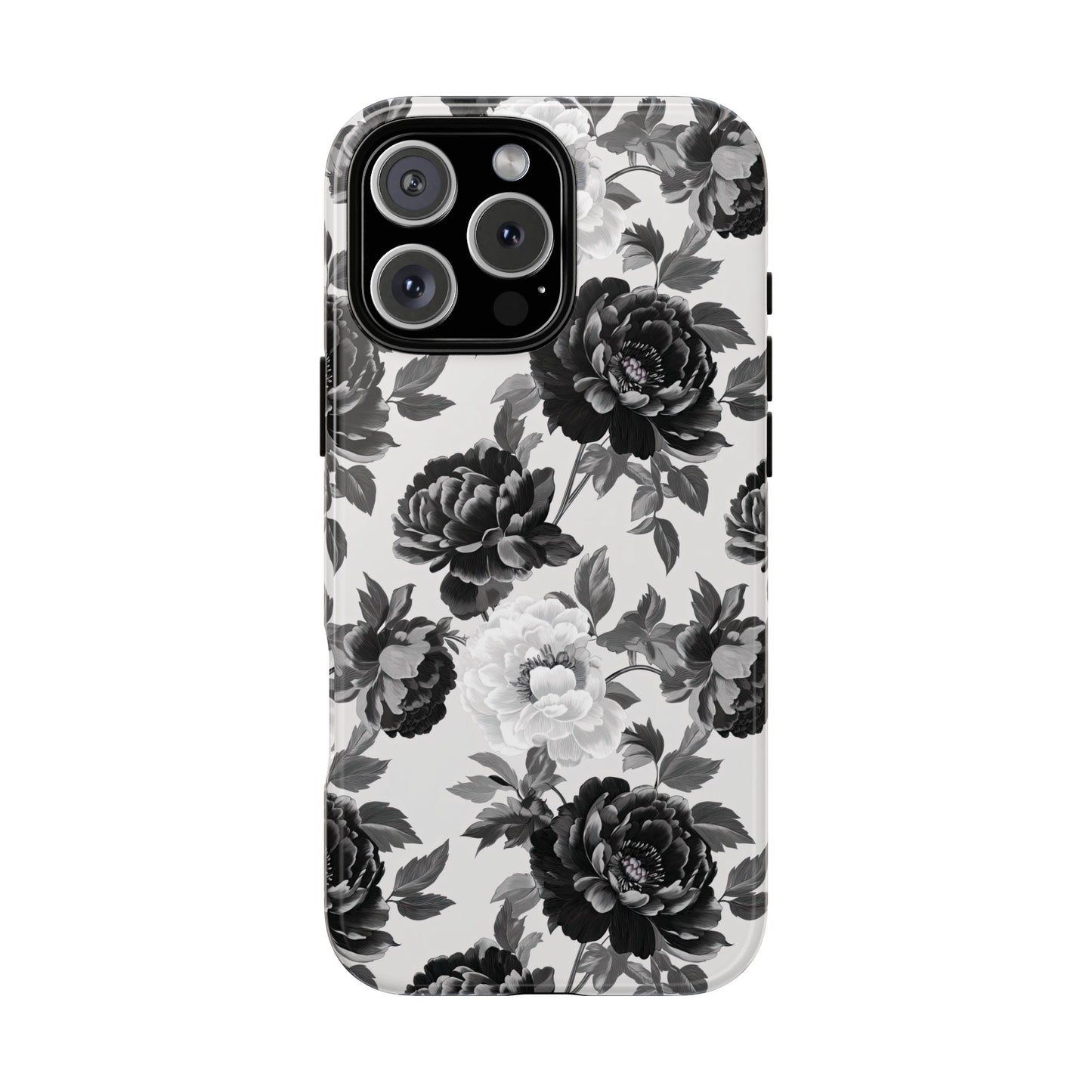 Grey Blossoms Phone Case