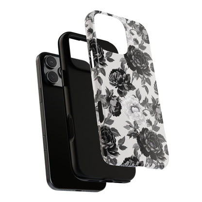 Grey Blossoms Phone Case