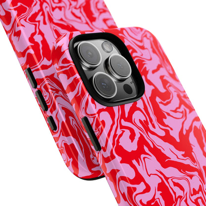 Dream Current | Pink and Red Swirl Phone Case