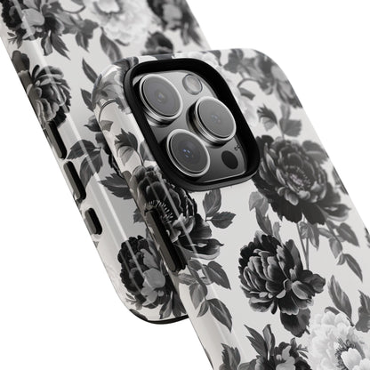 Grey Blossoms Phone Case