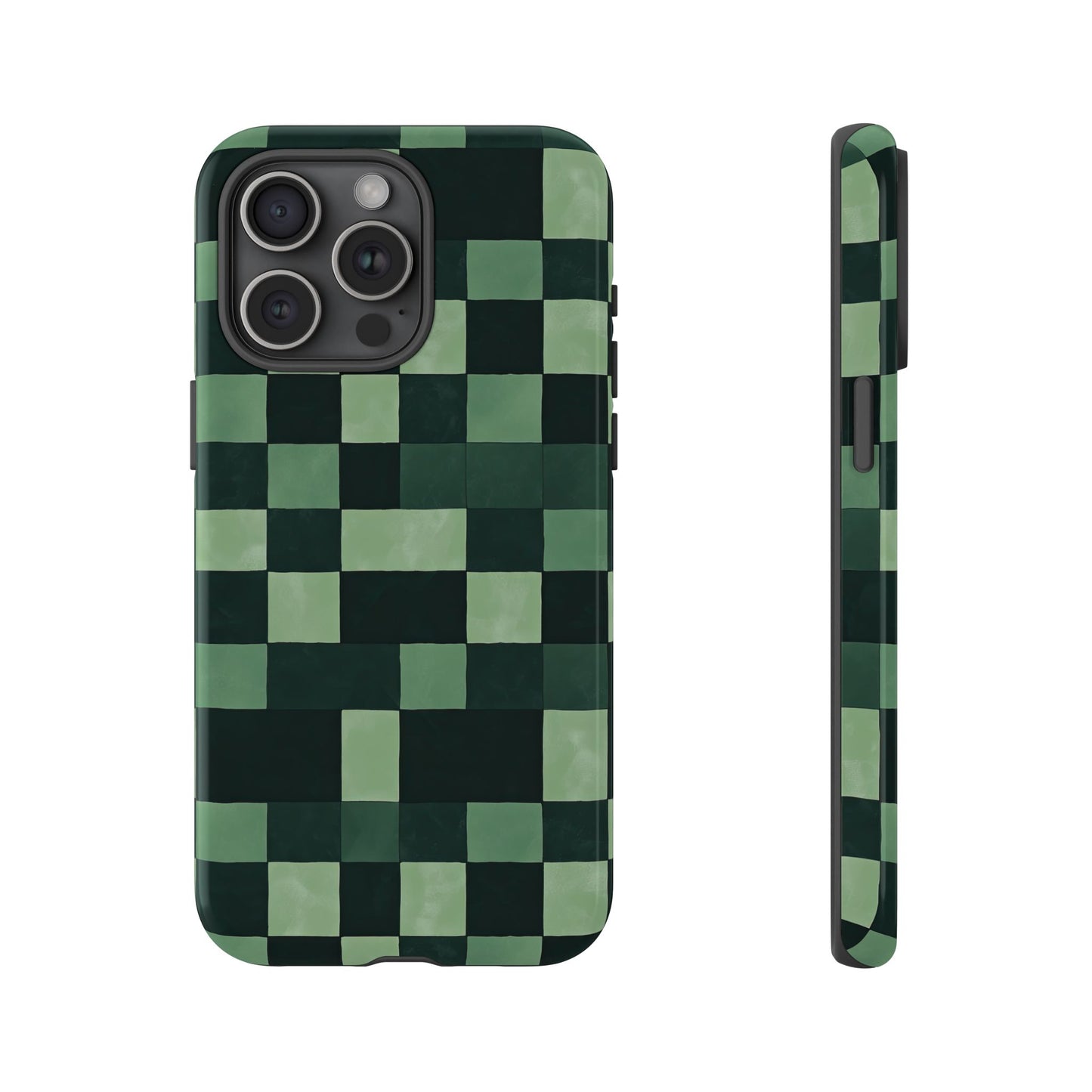 Emerald Grid Phone Case