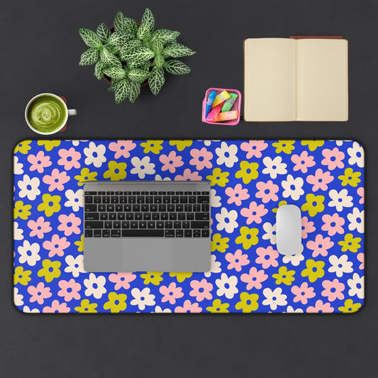 Retro Floral Desk Mat