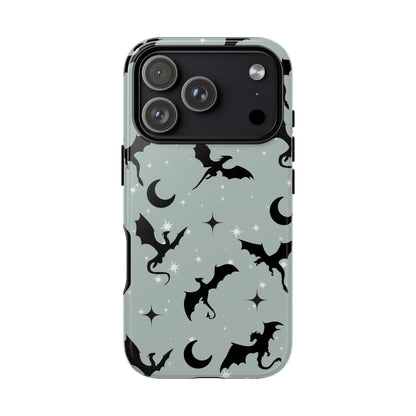 Mythic Night Dragon Phone Case Green