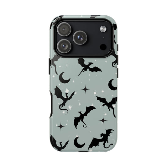 Mythic Night Dragon Phone Case Green